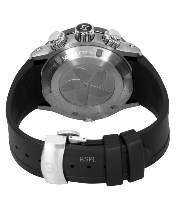 Edox CO-1 Chronograph Rubber Strap Blue Dial Quartz Diver's 10242-TIN-BUIDN 1000M Men's Watch 4 Edox CO-1 Chronograph Rubber Strap Blue Dial Quartz Diver's 10242-TIN-BUIDN 1000M Men's Watch