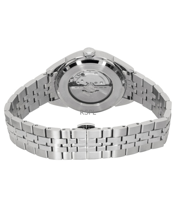 Bulova Sutton Stainless Steel Green Dial Automatic 96B424 Men's Watch 3 Bulova Sutton Stainless Steel Green Dial Automatic 96B424 Men's Watch