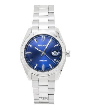 Bulova Surveyor Stainless Steel Blue Automatic 96B436 Men's Watch