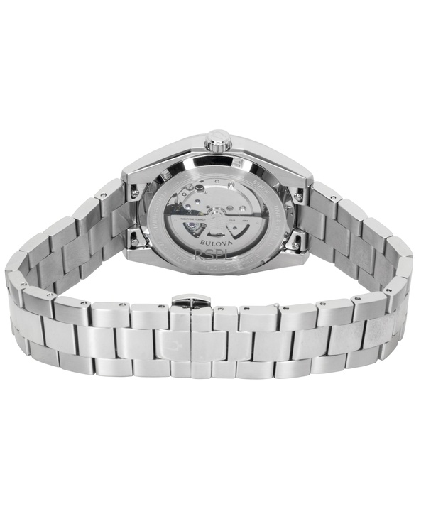 Bulova Surveyor Stainless Steel Light Blue Automatic 96B469 Men's Watch 4 Bulova Surveyor Stainless Steel Light Blue Automatic 96B469 Men's Watch