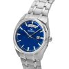 Bulova Surveyor Classic Stainless Steel Blue Dial Quartz 96C125 Men's Watch