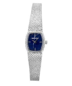 Bulova Goddess of Time Stainless Steel Blue Dial Quartz 96L343 Women's Watch