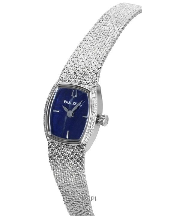 Bulova Goddess of Time Stainless Steel Blue Dial Quartz 96L343 Women's Watch