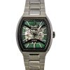 Bulova Maquina Stainless Steel Green Skeleton Dial Automatic 98A321 Men's Watch