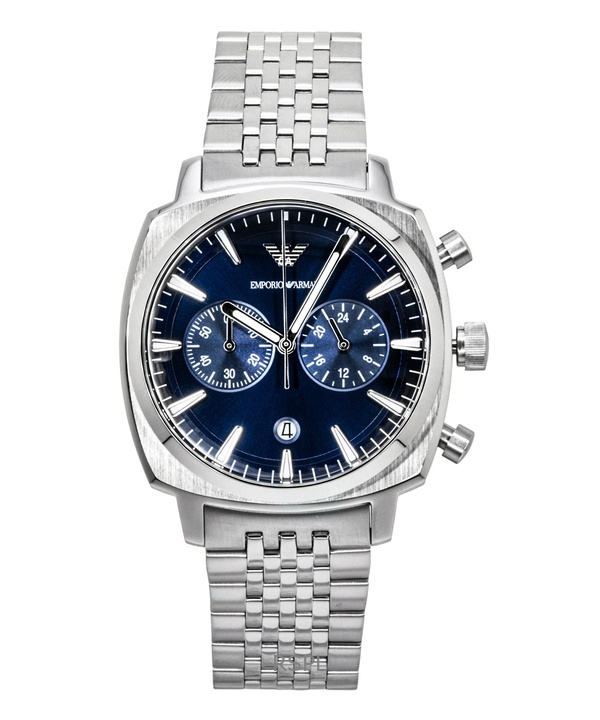 Emporio Armani Chronograph Stainless Steel Blue Dial Quartz AR11688 Men's Watch