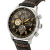AVI-8 Hawker Hurricane Classic Chronograph Leather Strap Black Dial Quartz AV-4011-0Y Men's Watch