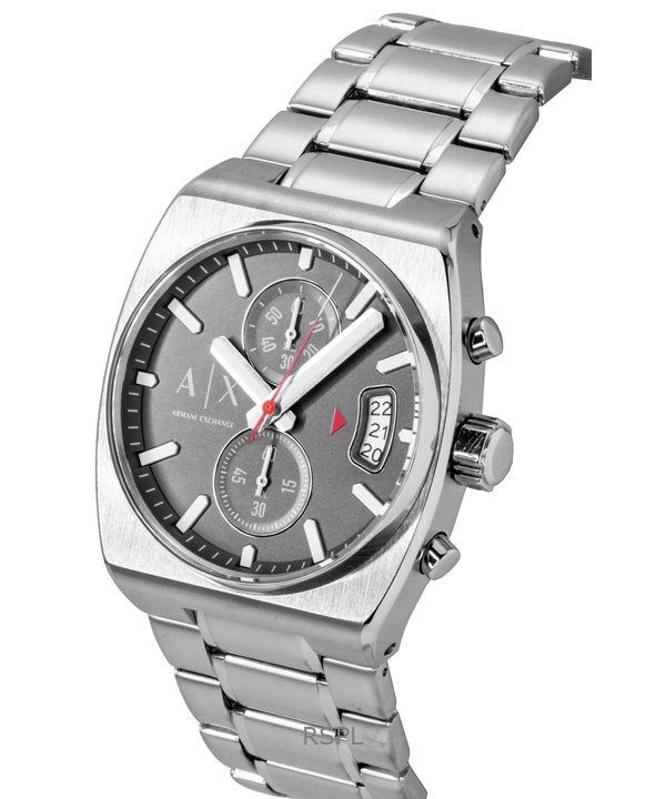 Armani Exchange Oliver Chronograph Stainless Steel Grey Dial Quartz AX2820 Men's Watch 3 Armani Exchange Oliver Chronograph Stainless Steel Grey Dial Quartz AX2820 Men's Watch