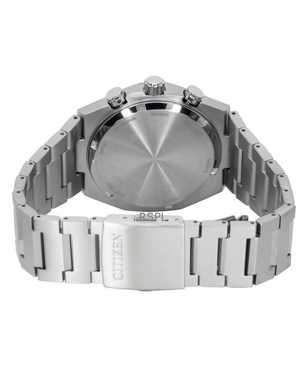 Citizen Zenshin Super Titanium Chronograph Green Dial Eco-Drive CA4610-85X 100M Men's Watch