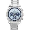 Casio Edifice Analog Standard Chronograph Stainless Steel Blue Dial Quartz EFB-730D-2BV 100M Men's Watch