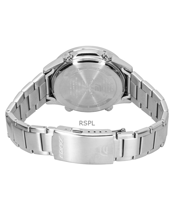 Casio Edifice Analog Digital Stainless Steel Black Dial Quartz EFV-C120D-1A4 100M Men's Watch 4 Casio Edifice Analog Digital Stainless Steel Black Dial Quartz EFV-C120D-1A4 100M Men's Watch