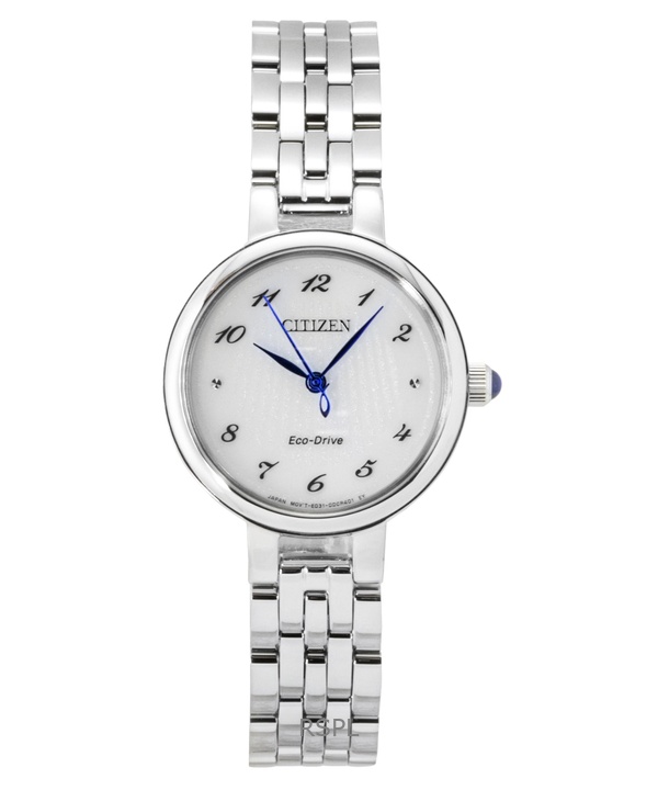 Citizen L Stainless Steel White Dial Eco-Drive EM0990-81A Women's Watch