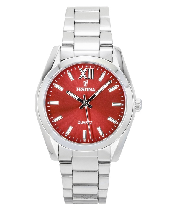Festina Alegria Stainless Steel Red Dial Quartz F20622-B Women's Watch