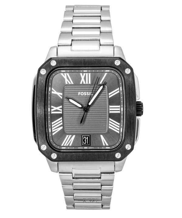 Fossil Crosby Stainless Steel Grey Dial Quartz FS6122 Men's Watch