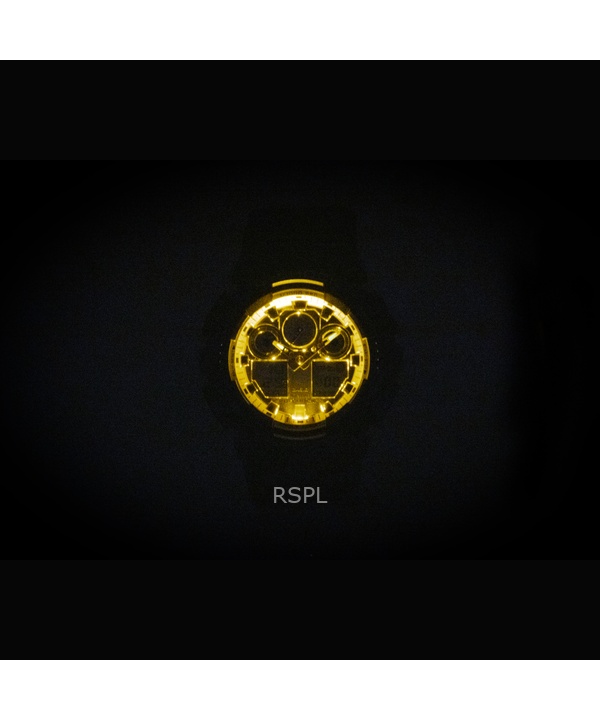 Casio G-Shock Resin Strap Analog Digital Gold Dial Quartz GA-100GGB-1A9 200M Men's Watch 3 Casio G-Shock Resin Strap Analog Digital Gold Dial Quartz GA-100GGB-1A9 200M Men's Watch