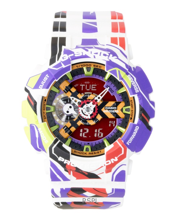Casio G-Shock Analog Digital Evangelion 30th Anniversary Multicolor Dial Quartz GA-110EVA30-7A 200M Men's Watch 1 Casio G-Shock Analog Digital Evangelion 30th Anniversary Multicolor Dial Quartz GA-110EVA30-7A 200M Men's Watch