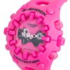 Casio G-Shock Analog Digital Pink Resin Strap Pink Dial Quartz GA-V01-4A 200M Men's Watch