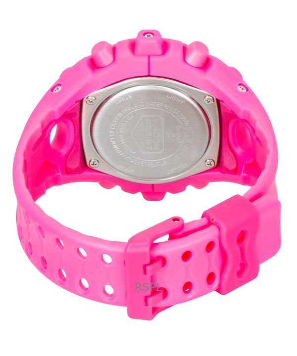 Casio G-Shock Analog Digital Pink Resin Strap Pink Dial Quartz GA-V01-4A 200M Men's Watch 5 Casio G-Shock Analog Digital Pink Resin Strap Pink Dial Quartz GA-V01-4A 200M Men's Watch