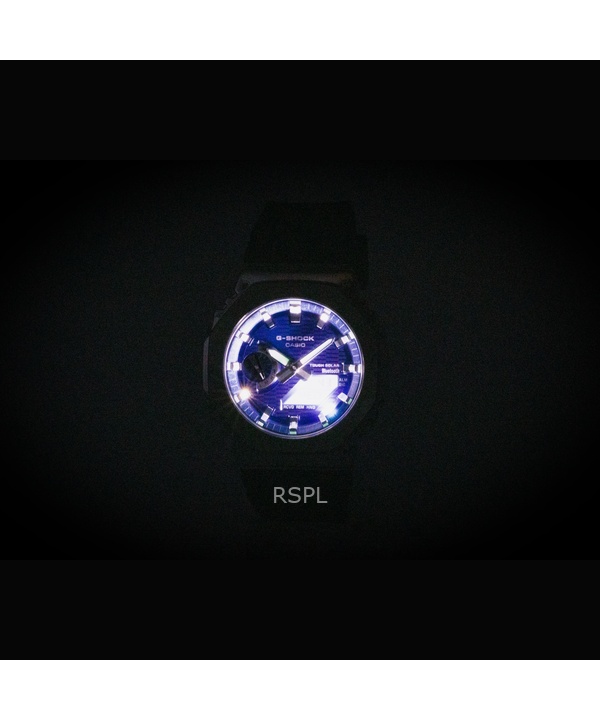 Casio G-Shock G-Steel Bio-Based Resin Strap Smartphone Link Analog Digital Blue Dial Solar GBM-2100A-2B 200M Men's Watch 3 Casio G-Shock G-Steel Bio-Based Resin Strap Smartphone Link Analog Digital Blue Dial Solar GBM-2100A-2B 200M Men's Watch