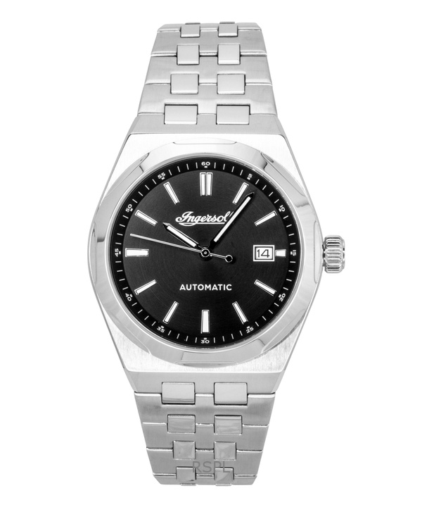Ingersoll The Rider Stainless Steel Black Dial Automatic I16801 Men's Watch