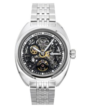 Ingersoll The Wrangler Stainless Steel Black Skeleton Dial Automatic I16901 Men's Watch