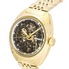 Ingersoll The Wrangler Gold Tone Stainless Steel Black Skeleton Dial Automatic I16902 Men's Watch