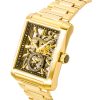 Ingersoll The Spur Gold Tone Stainless Steel Black Skeleton Dial Automatic I17002 Men's Watch