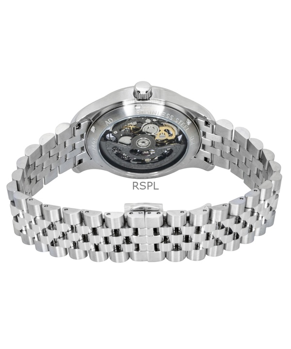 Ingersoll The Maverick Stainless Steel Black Skeleton Dial Automatic I17403 Men's Watch 4 Ingersoll The Maverick Stainless Steel Black Skeleton Dial Automatic I17403 Men's Watch