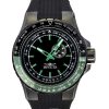 Invicta Aviator Black Silicone Strap Black Dial Quartz 49731 100M Men's Watch