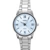 Casio Analog Stainless Steel Mint Blue Dial Quartz LTP-1303DD-2AV Women's Watch