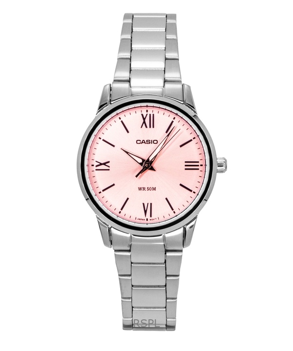 Casio Analog Stainless Steel Pink Dial Quartz LTP-1303DD-4AV Women's Watch 1 Casio Analog Stainless Steel Pink Dial Quartz LTP-1303DD-4AV Women's Watch