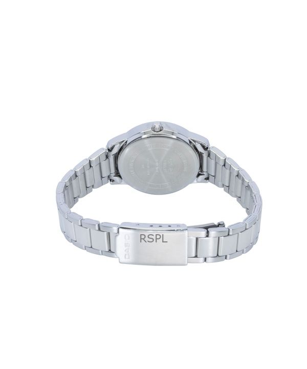 Casio Analog Stainless Steel Silver Dial Quartz LTP-1303DD-7AV Women's Watch