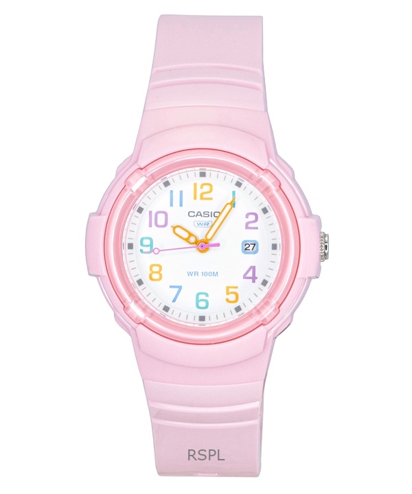 Casio Analog Bio-Based Resin Strap White Dial Quartz LX-800H-4AV 100M Women's Watch