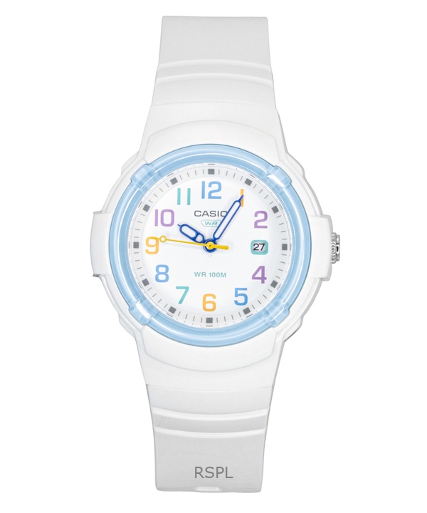 Casio Analog Bio-Based Resin Strap White Dial Quartz LX-800H-7A2V 100M Women's Watch