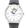 Baume & Mercier Classima Leather Strap Open Heart Silver Dial Automatic M0A10524 Men's Watch
