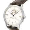 Baume & Mercier Classima Leather Strap Open Heart Silver Dial Automatic M0A10524 Men's Watch