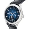 Baume & Mercier Clifton Leather Strap Moon phase Blue Dial Automatic M0A10593 Men's Watch