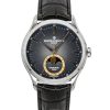 Baume & Mercier Clifton Leather Strap Moon phase Black Dial Automatic M0A10758 Men's Watch