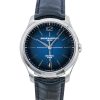 Baume & Mercier Clifton Leather Strap Blue Dial Automatic M0A10771 Men's Watch