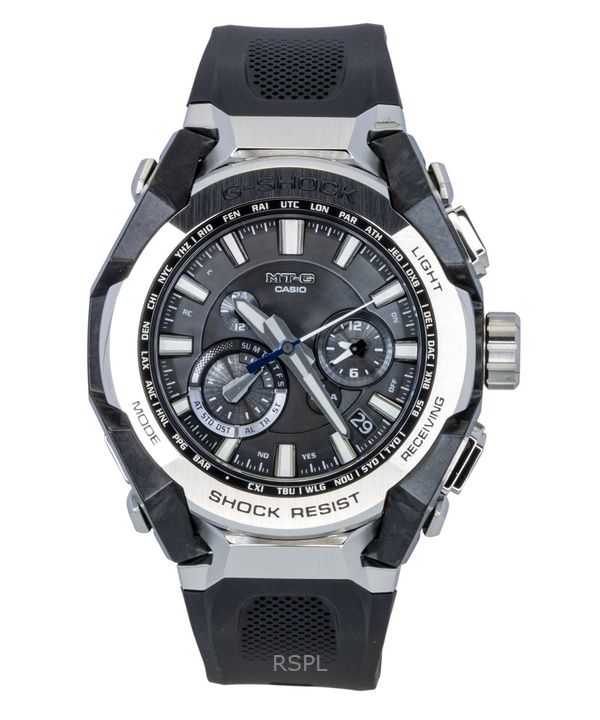 Casio G-Shock MT-G Resin Strap Smartphone Link Analog Black Dial Solar MTG-B4000-1A 200M Men's Watch