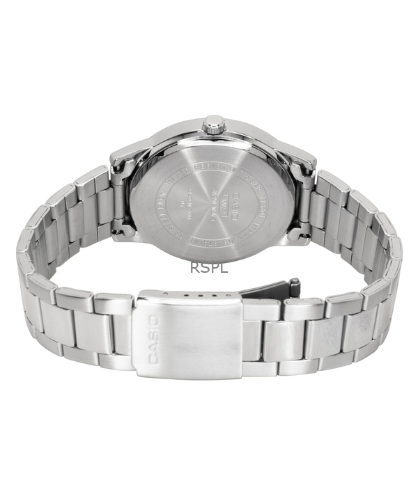 Casio Analog Stainless Steel Black Dial Quartz MTP-1303DD-1AV Men's Watch 4 Casio Analog Stainless Steel Black Dial Quartz MTP-1303DD-1AV Men's Watch