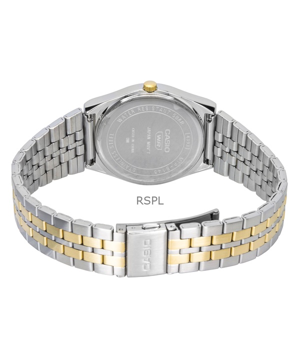 Casio Analog Two Tone Stainless Steel White Dial Quartz MTP-B145SG-7AV Men's Watch 3 Casio Analog Two Tone Stainless Steel White Dial Quartz MTP-B145SG-7AV Men's Watch