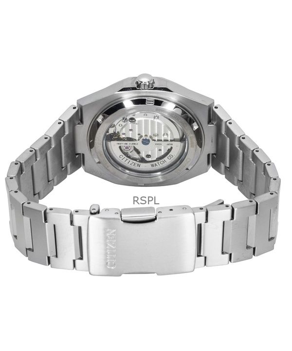 Citizen Zenshin 60 Super Titanium Green Dial Automatic NK5020-58X 100M Men's Watch