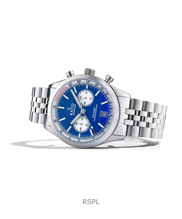 Ratio Street Racer Chronograph RTC014 200M Blue Reverse Panda Dial Limited Edition Watch 2 Ratio Street Racer Chronograph RTC014 200M Blue Reverse Panda Dial Limited Edition Watch