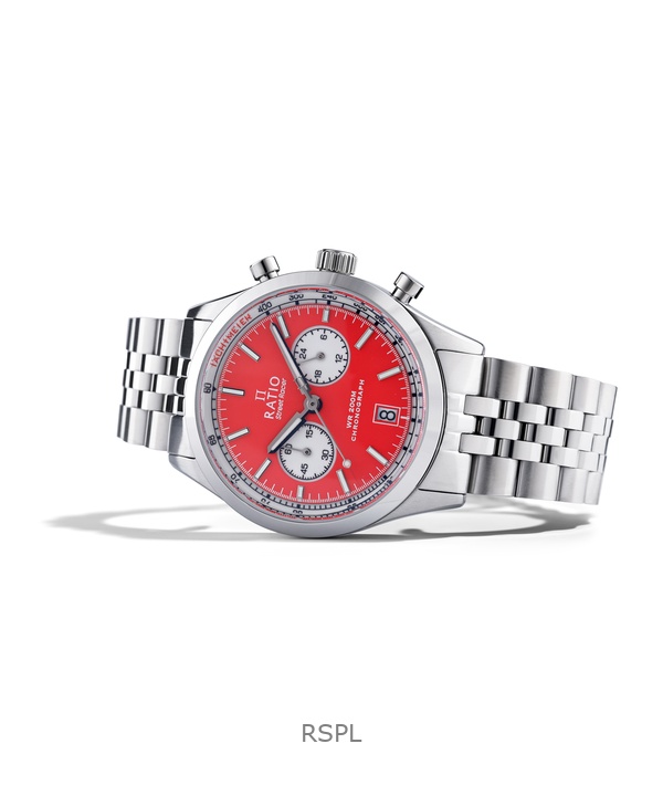 Ratio Street Racer Chronograph RTC015 200M Red Reverse Panda Dial Limited Edition Watch 2 Ratio Street Racer Chronograph RTC015 200M Red Reverse Panda Dial Limited Edition Watch