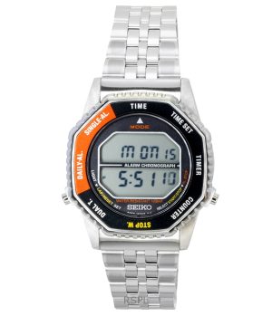 Seiko Rotocall Digital Chronograph Stainless Steel Quartz SMGG19P1 100M Men's Watch