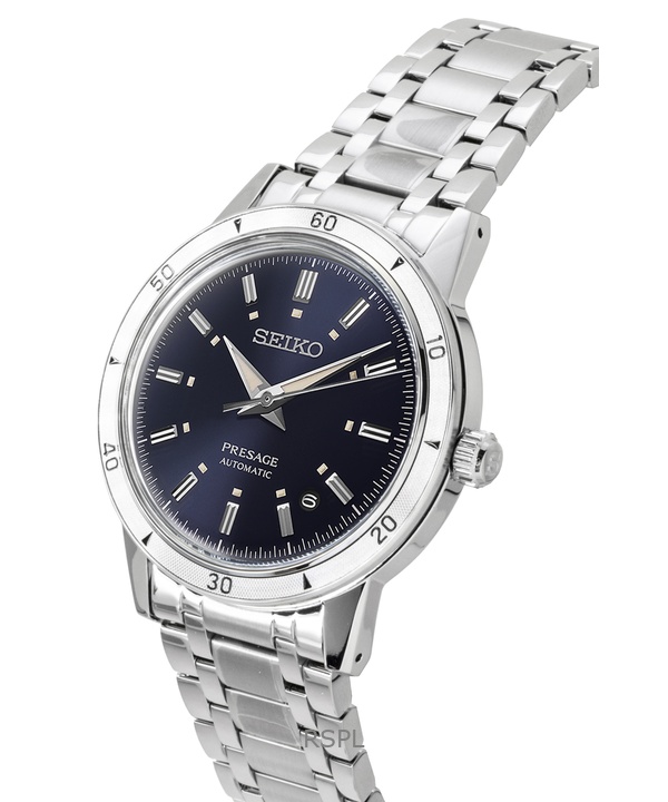 Seiko Presage Style 60’s Stainless Steel Blue Dial Automatic SRPL07J1 Men's Watch 3 Seiko Presage Style 60’s Stainless Steel Blue Dial Automatic SRPL07J1 Men's Watch