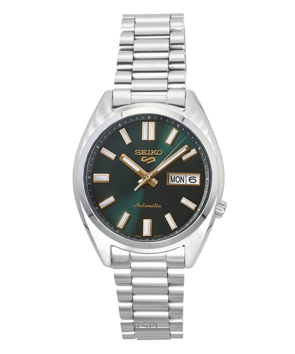 Seiko 5 Sports SNXS Stainless Steel Green Dial Automatic SRPL57K1 100M Men's Watch