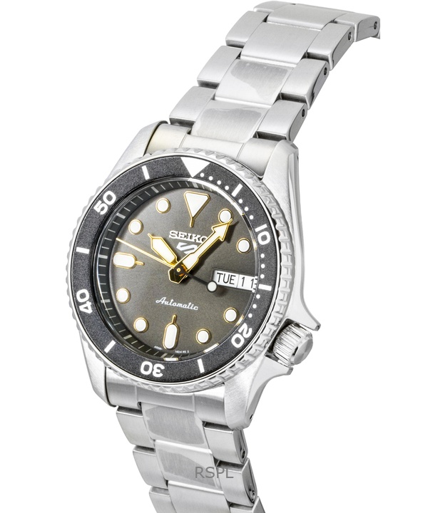 Seiko 5 Sports SKX Street Stonewash Stainless Steel Black Dial Automatic SRPL79K1 100M Men's Watch 3 Seiko 5 Sports SKX Street Stonewash Stainless Steel Black Dial Automatic SRPL79K1 100M Men's Watch