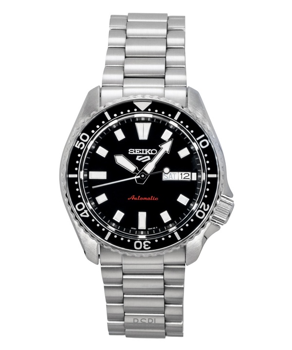 Seiko 5 Sports SKX Redux Stainless Steel Black Dial Automatic SRPL85K1 100M Men's Watch