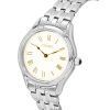 Seiko Stainless Steel Cream Dial Quartz SWR069P1 Women's Watch